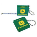 Measuring Tape Keychain With Level - Green